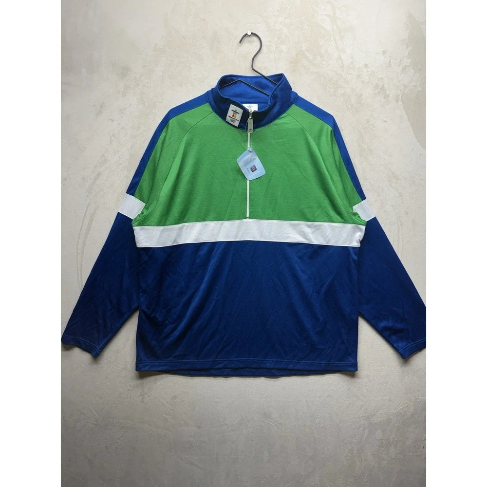 NWT Vancouver 2010 Winter Olympics 1/4 Zip Pullover Jacket Mens Large XP Apparel